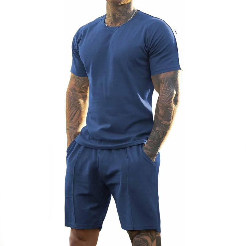 GINGTTO Men's Tracksuits 2 Piece Fashion Summer Athletic Jogging Short Sets Outfits