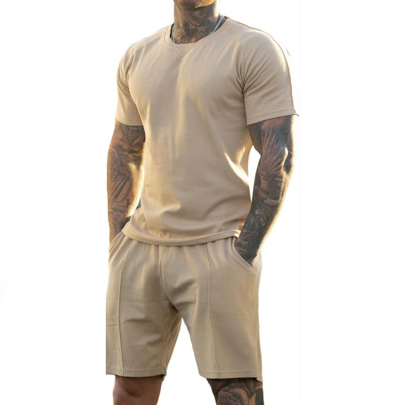 GINGTTO Men's Tracksuits 2 Piece Fashion Summer Athletic Jogging Short Sets Outfits