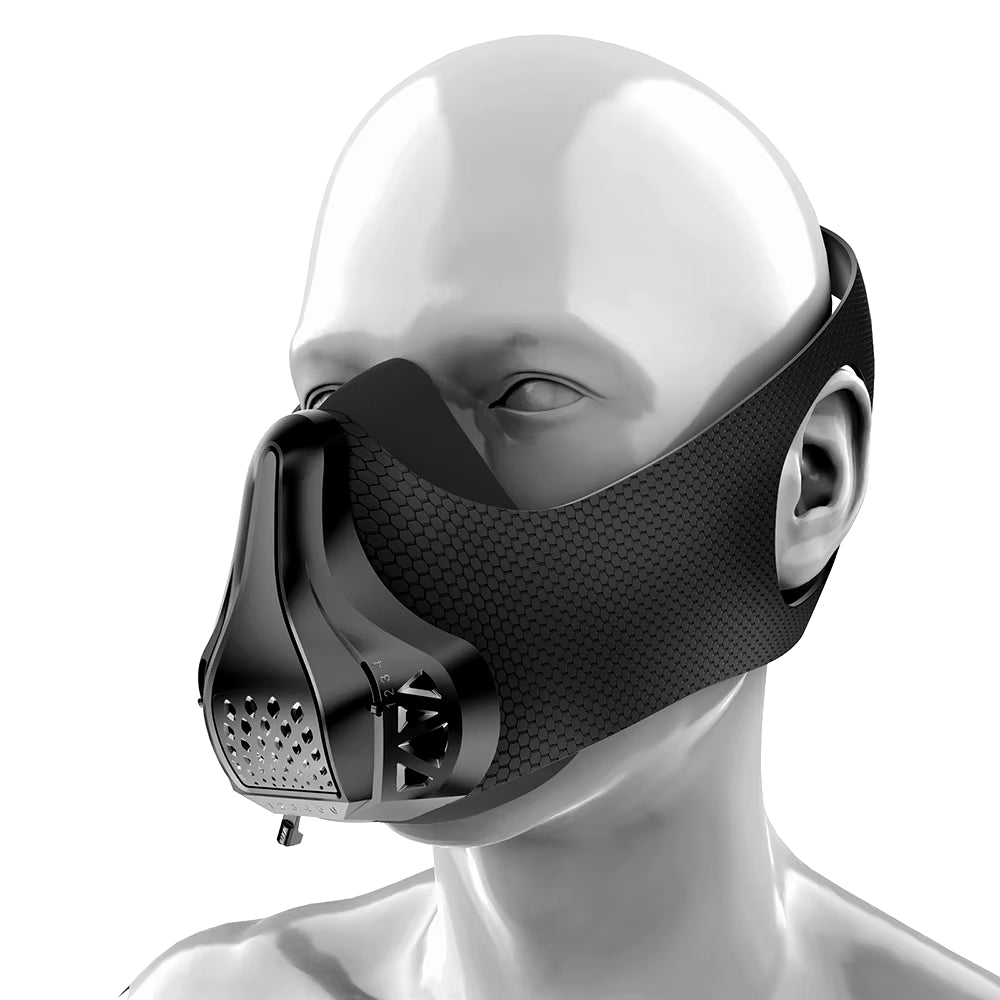 Sports Mask Adjustable 48 Breathing Levels Air Resistance Workout Running Gym Mask Fitness Exercise Physical Endurance Training